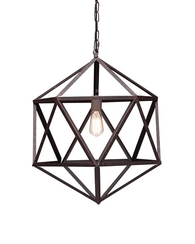Zuo Amethyst Ceiling Lamp, Small, Rust