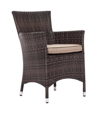Zuo Outdoor South Bay Chair, Brown