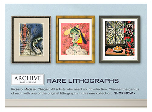 Art Brand: Rare Lithographs